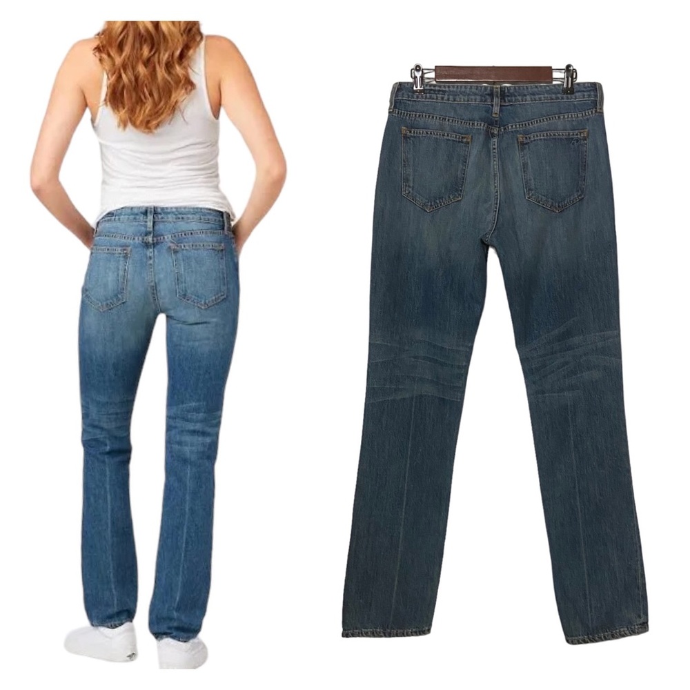 AGAVE Denim W3 Jeans Straight Boyfriend Jeans Blue